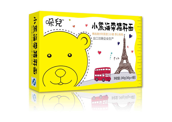 哚兒yingye小熊海帶豬肝面