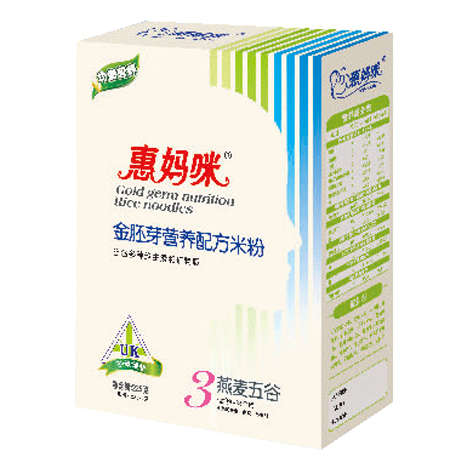 惠媽咪燕麥五谷金胚芽米粉3段盒裝