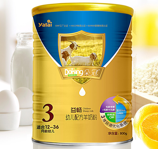 朵冠益暢youe配方羊奶粉3段