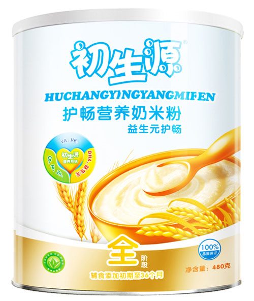 初生源益生元護暢營養(yǎng)奶米粉全段