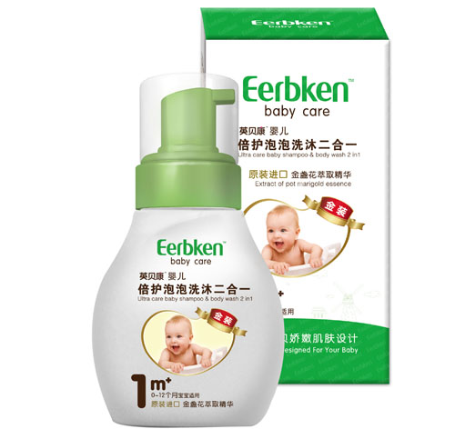 英貝康yinge倍護泡泡洗沐二合一(小麥蛋白)1階段