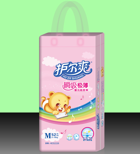 護(hù)爾爽瞬吸極薄yinge紙尿褲M(mǎn)碼52片