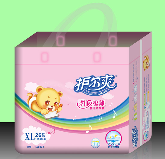 護(hù)爾爽瞬吸極薄yinge紙尿褲XL碼26片