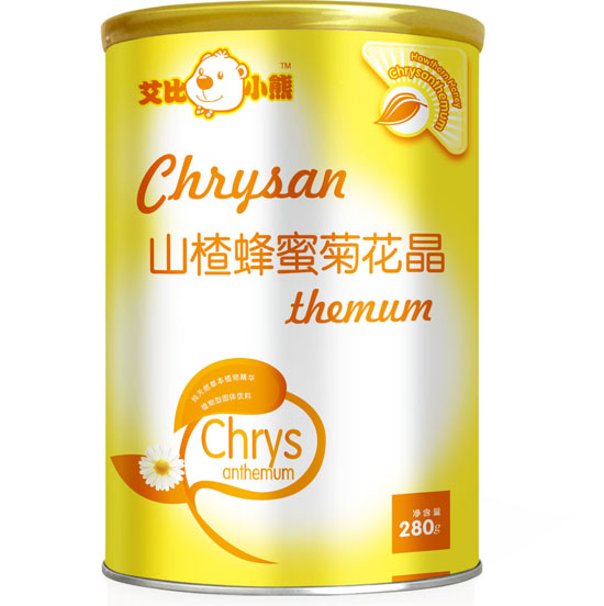 艾比小熊山楂蜂蜜菊花晶聽裝