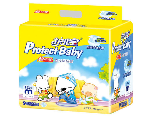護(hù)兒寶超級(jí)薄yinge紙尿褲M(mǎn)碼12片