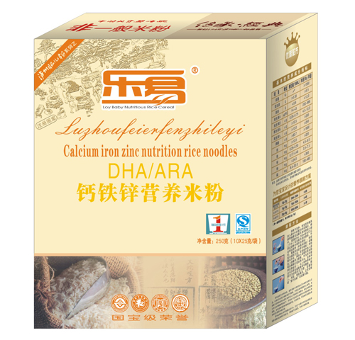 樂易鈣鐵鋅營(yíng)養(yǎng)米粉1段盒裝