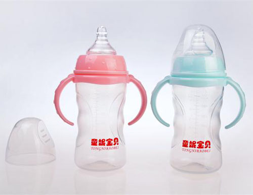 童妮寶貝帶手柄yingePP奶瓶