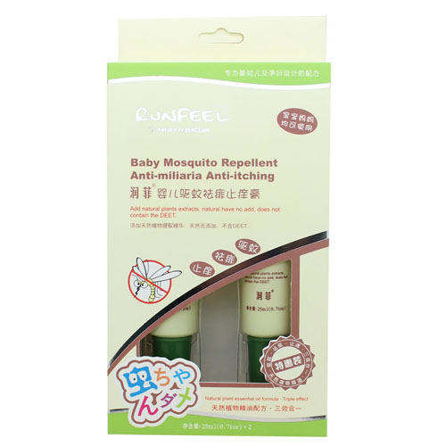 潤菲yinge驅(qū)蚊祛痱止癢香膏