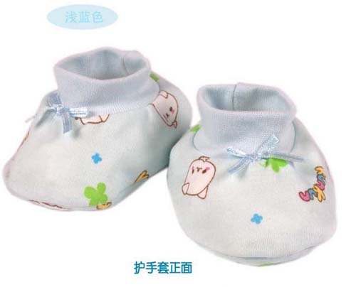 KUNKUNyinge棉質(zhì)護(hù)腳套淺藍(lán)色