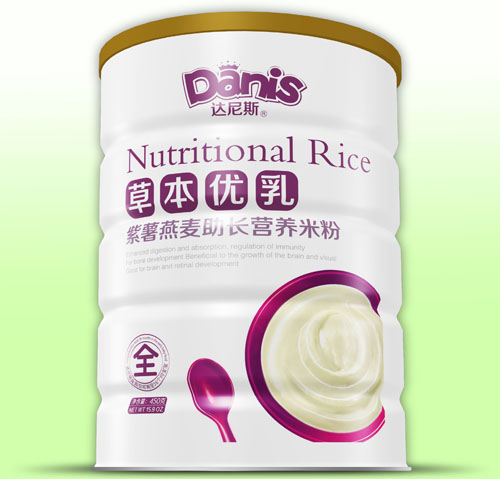 達尼斯草本優(yōu)乳紫薯燕麥助長米粉