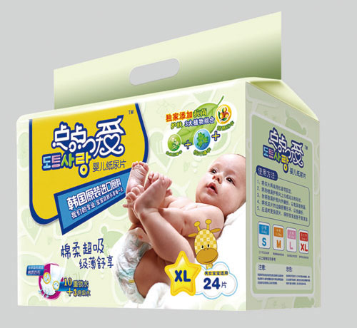 點點愛綿柔超吸yinge紙尿片XL碼