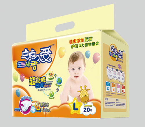 點(diǎn)點(diǎn)愛超能吸極薄yinge紙尿褲L碼