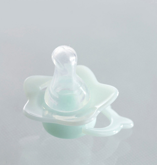 KUNKUN淺藍色安撫奶嘴(梅花型一般奶嘴)