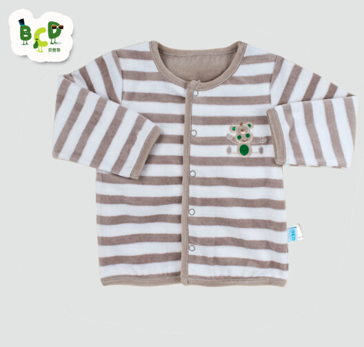 貝茜蒂灰色條紋寶寶外套