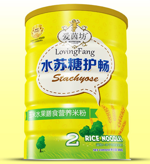 愛茵坊玉米水果膳食水蘇糖護暢米粉鐵聽2段