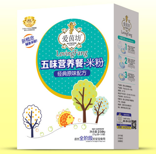 愛茵坊經(jīng)典原味五味營(yíng)養(yǎng)餐米粉盒裝