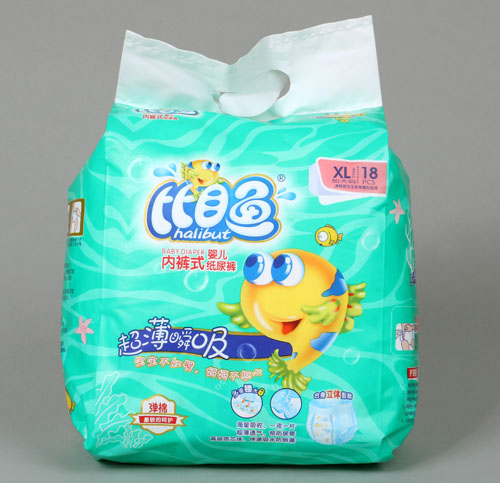 比目魚超薄瞬吸內(nèi)褲式y(tǒng)inge紙尿褲XL碼18片