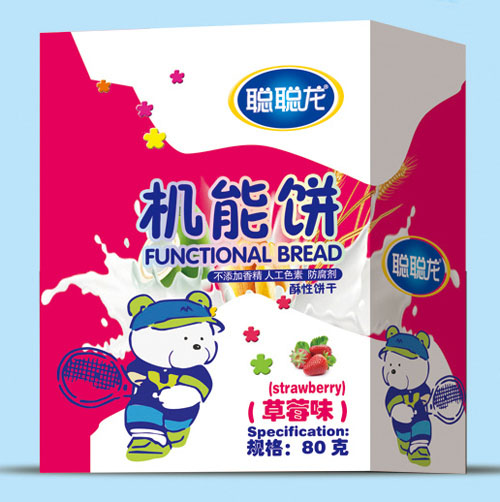 聰聰龍草莓味機(jī)能餅