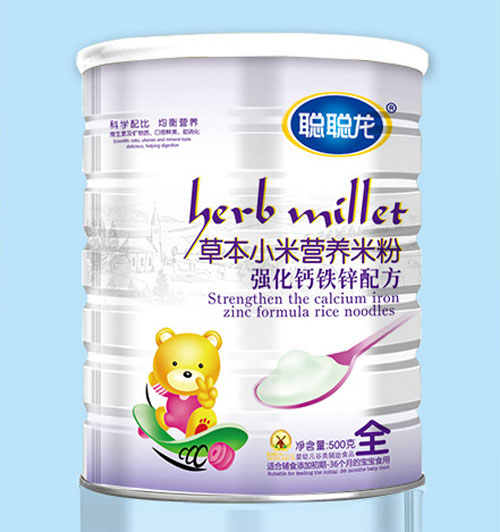 聰聰龍強(qiáng)化鈣鐵鋅配方草本小米米粉全段聽(tīng)裝