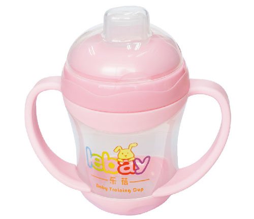 樂(lè)蓓防滑吸管杯6927粉紅色