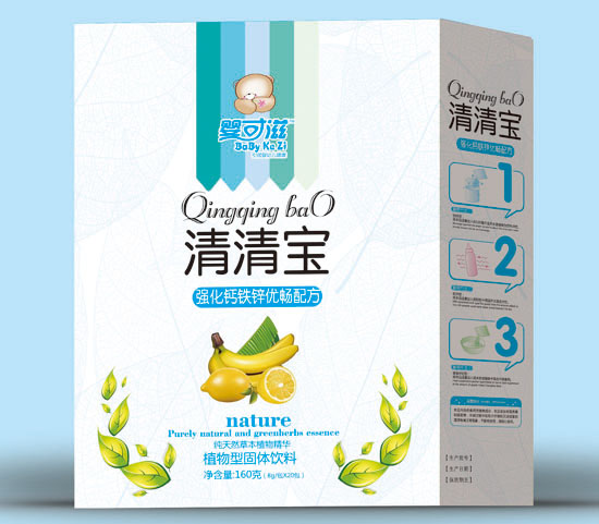 嬰可滋強(qiáng)化鈣鐵鋅優(yōu)暢清清寶盒裝