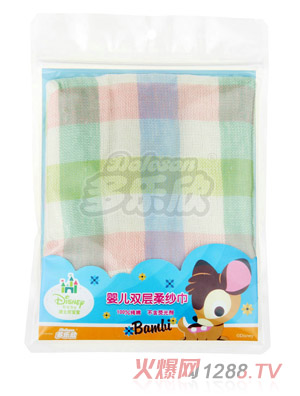 迪士尼寶寶yinge雙層柔紗巾