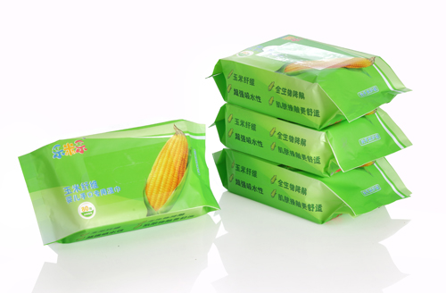 樂(lè)米樂(lè)玉米纖維手口濕巾