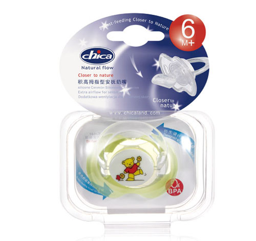 積高卡裝拇指型安撫奶嘴6M+(單入裝)