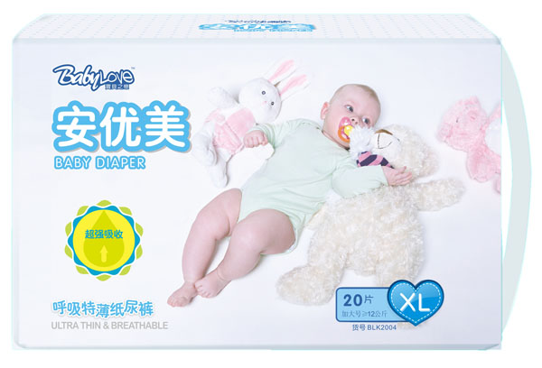 寶貝之戀呼吸特薄紙尿褲XL20片