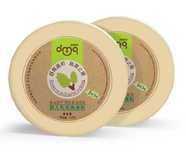 哆咪奇yinge松花爽身粉