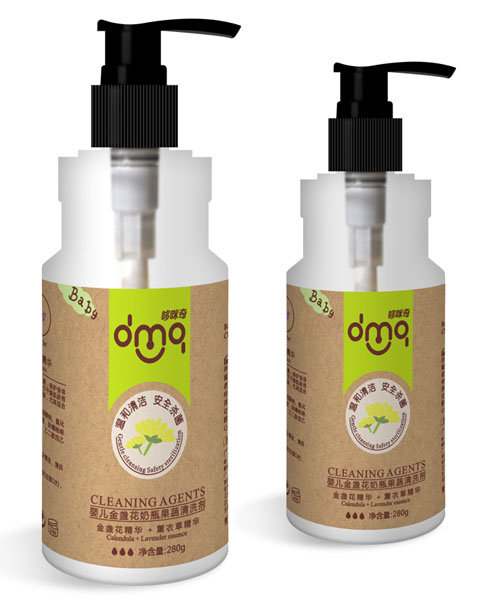 哆咪奇yinge金盞花奶瓶果蔬清洗劑