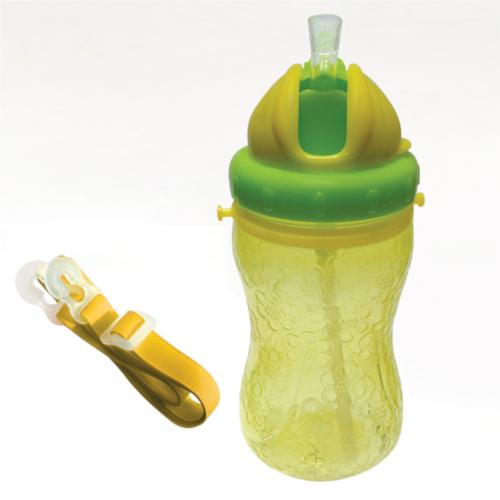 可娃背帶吸管花式防漏兒童水壺