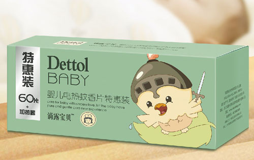 滴露寶貝yinge電熱蚊香片特惠裝60片+1個(gè)加熱器