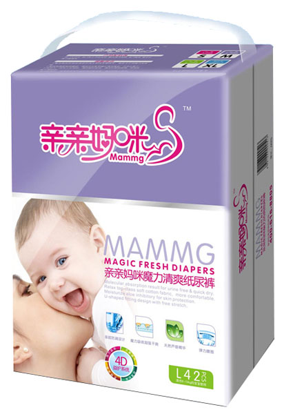 親親媽咪魔力清爽大包裝紙尿褲L42片