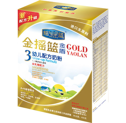 金搖籃金盾youe配方奶粉3段盒裝