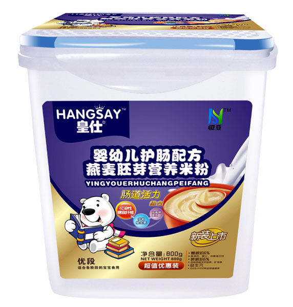 皇仕yingye護(hù)腸配方燕麥胚芽營養(yǎng)米粉