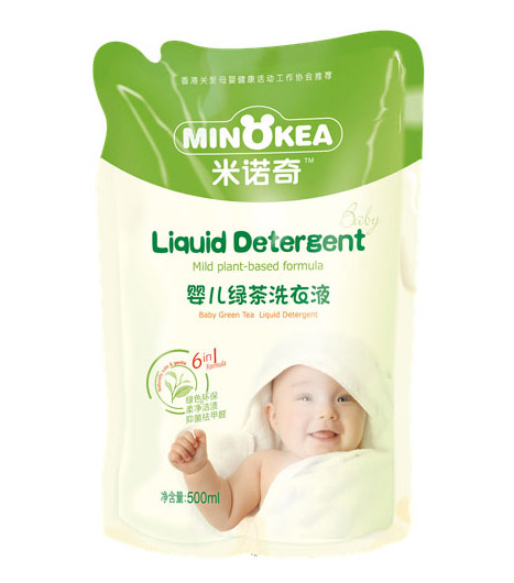 米諾奇yinge綠茶洗衣液(袋裝)500ml