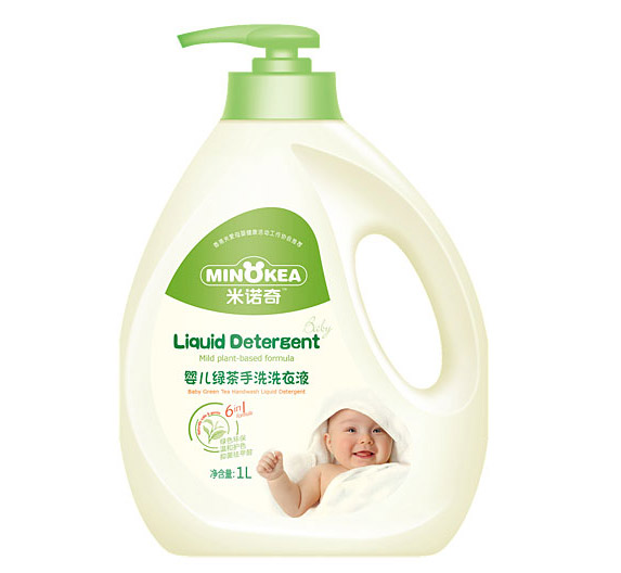 米諾奇yinge綠茶手洗洗衣液1l