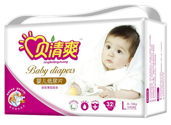 貝清爽超級薄yinge紙尿片L32片