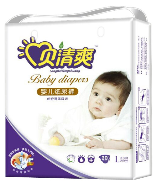 貝清爽超級薄yinge紙尿褲L20片