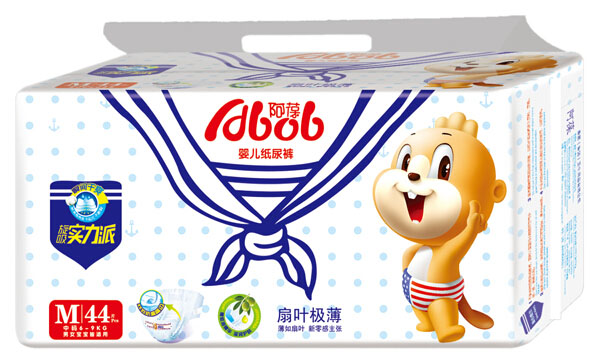 阿葆扇葉極薄yinge紙尿褲M44片