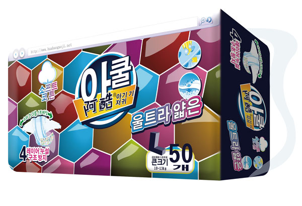 阿酷yinge紙尿褲L50片