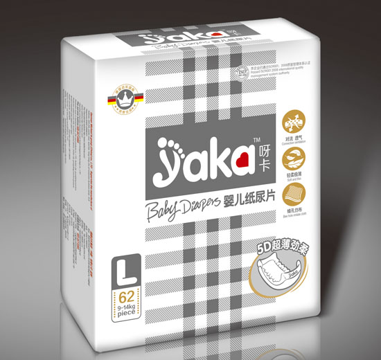 呀卡yinge紙尿片L碼62片