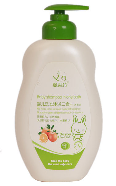嬰美特水果味yinge洗發(fā)沐浴二合一500ml
