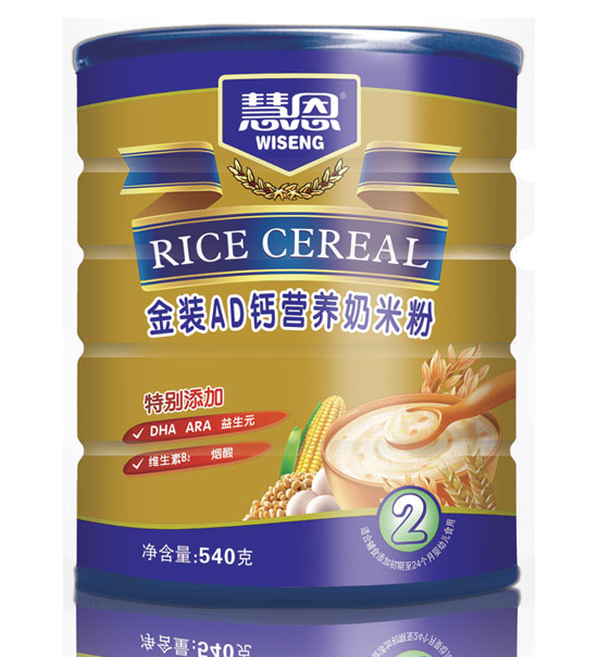 慧恩540克金裝AD鈣營(yíng)養(yǎng)奶米粉