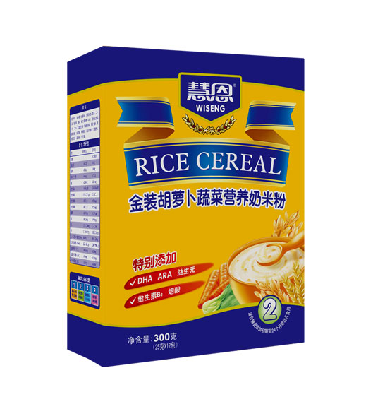 復件 慧恩300克金裝胡蘿卜蔬菜營養(yǎng)奶米粉