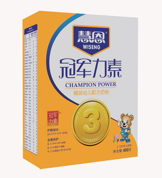 冠軍力素精裝youe配方奶粉3(盒裝)