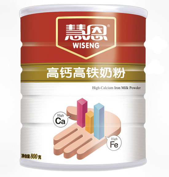 慧恩800克慧恩高鈣高鐵奶粉