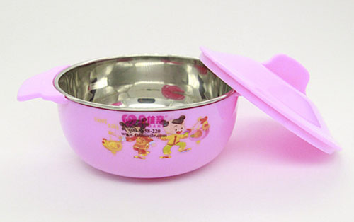 貝佳親yinge雙耳碗粉色