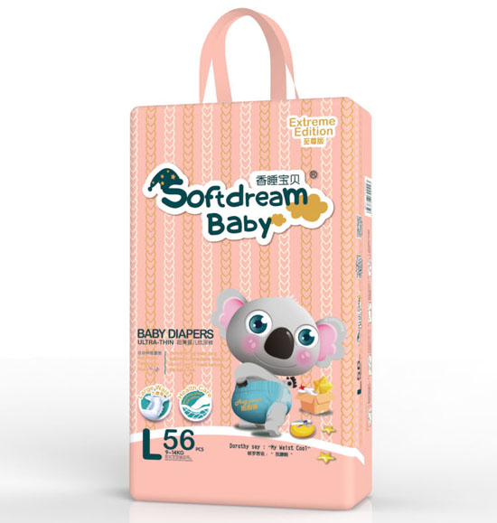 香睡寶貝超薄yinge紙尿褲L碼至尊版